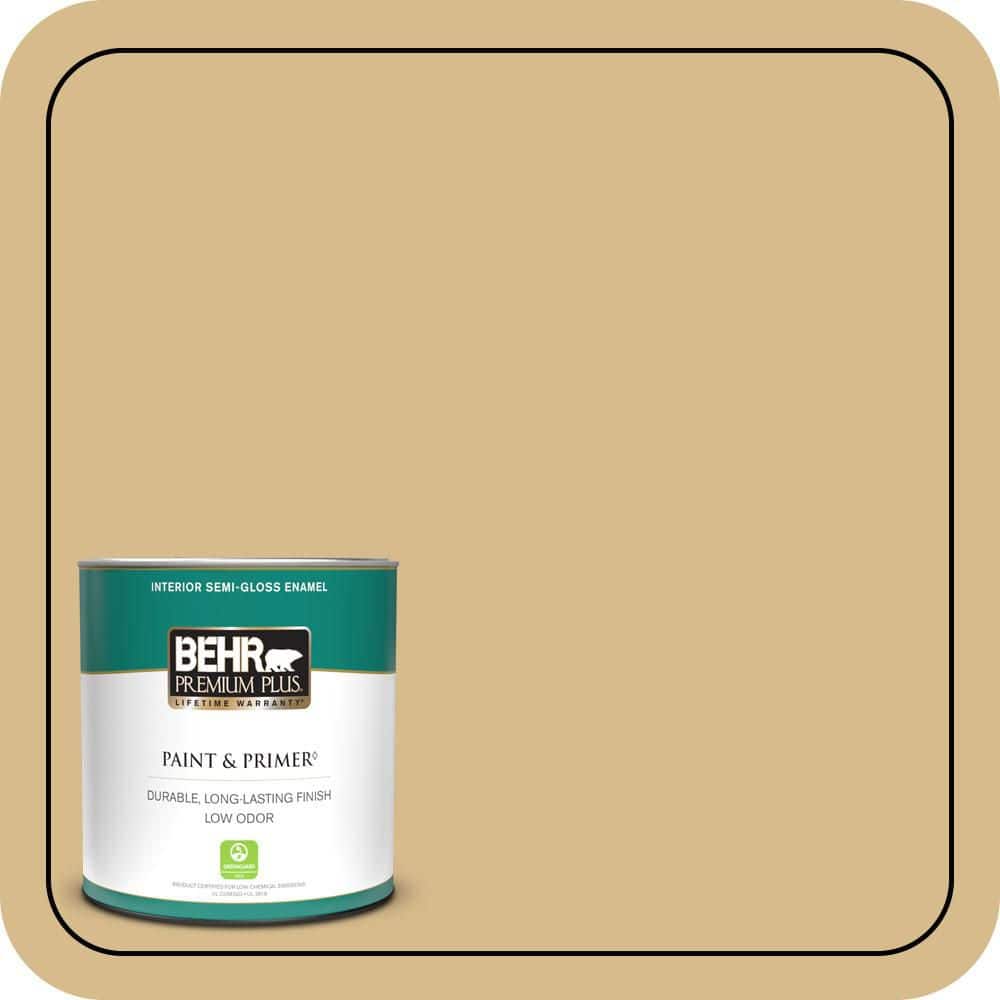 1 qt. #350F-5 Camel Semi-Gloss Enamel Low Odor Interior Paint & Primer price history on PriceWatchPro