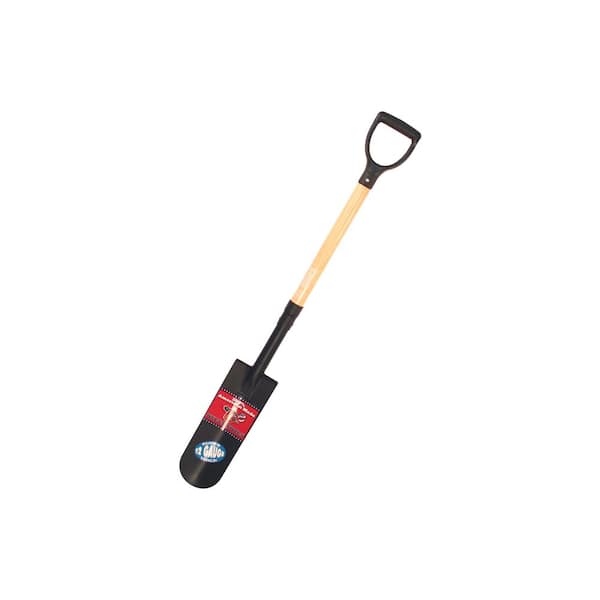 Bully Tools 12-Gauge Drain Spade with 44.5 in. Hardwood Handle and Poly D-Grip