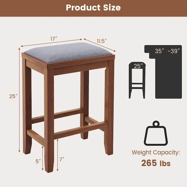 Bar stool 2025 weight capacity