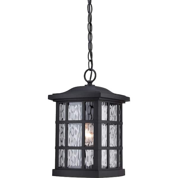 Quoizel Stonington 1-Light Black Outdoor Pendant Light