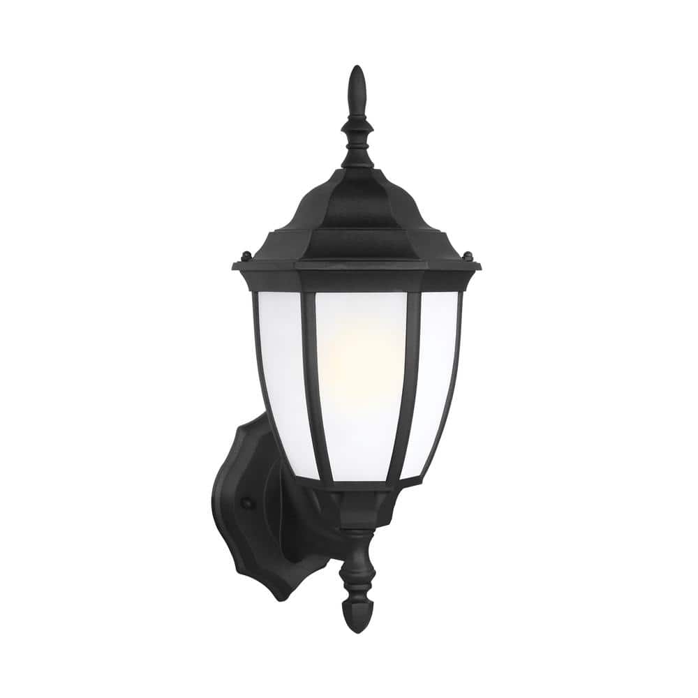 Bakersville 1-Light Black Outdoor 15.5 in. Wall Lantern Sconce price history on PriceWatchPro