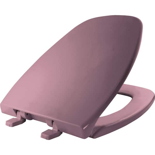 BEMIS Elongated Closed Front Toilet Seat in Dusty Rose