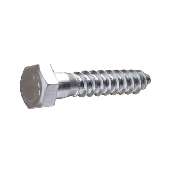 Everbilt 3/8 in. x 2 in. Hex Zinc Plated Lag Screw