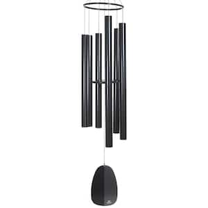 Signature Collection, Windsinger Chimes of King David, Black 88 in. Wind Chime