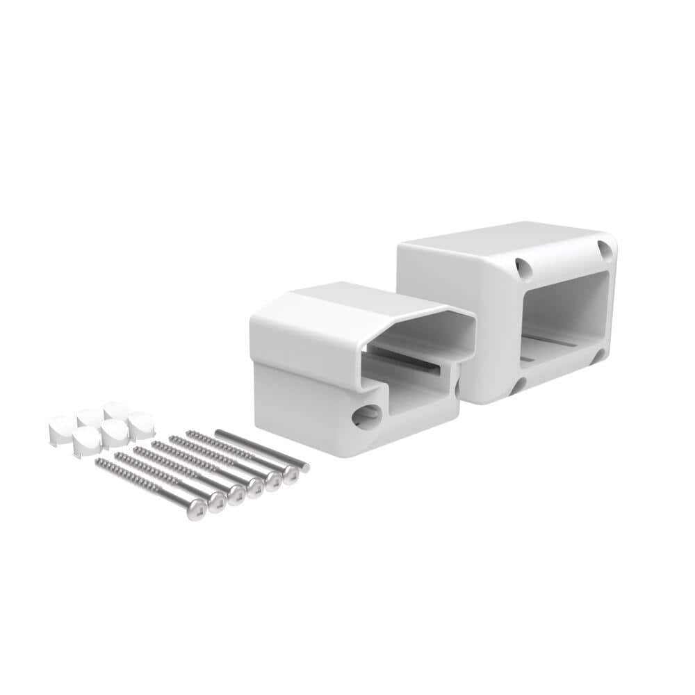 RDI Original Rail Stainless Steel White 0-Degree to 44-Degree Level Mounting Bracket Kit (1-Pair)