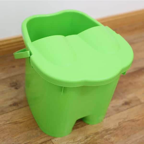 Basicwise Foot Massage Spa Bath Bucket with Cover QI003324 - The Home Depot