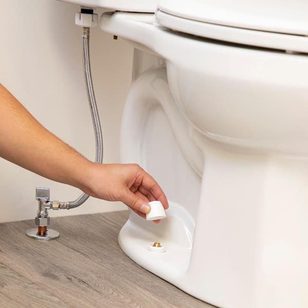 Fluidmaster Secure Cap Universal Toilet Bolt Caps, White-7110T-002-P10 - The Home Depot