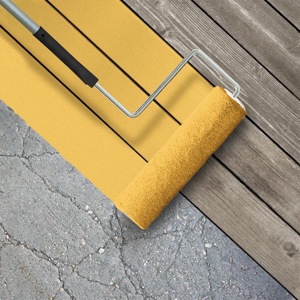 1 gal. #P280-5 Little Sun Dress Low-Lustre Enamel Interior/Exterior Porch and Patio Floor Paint