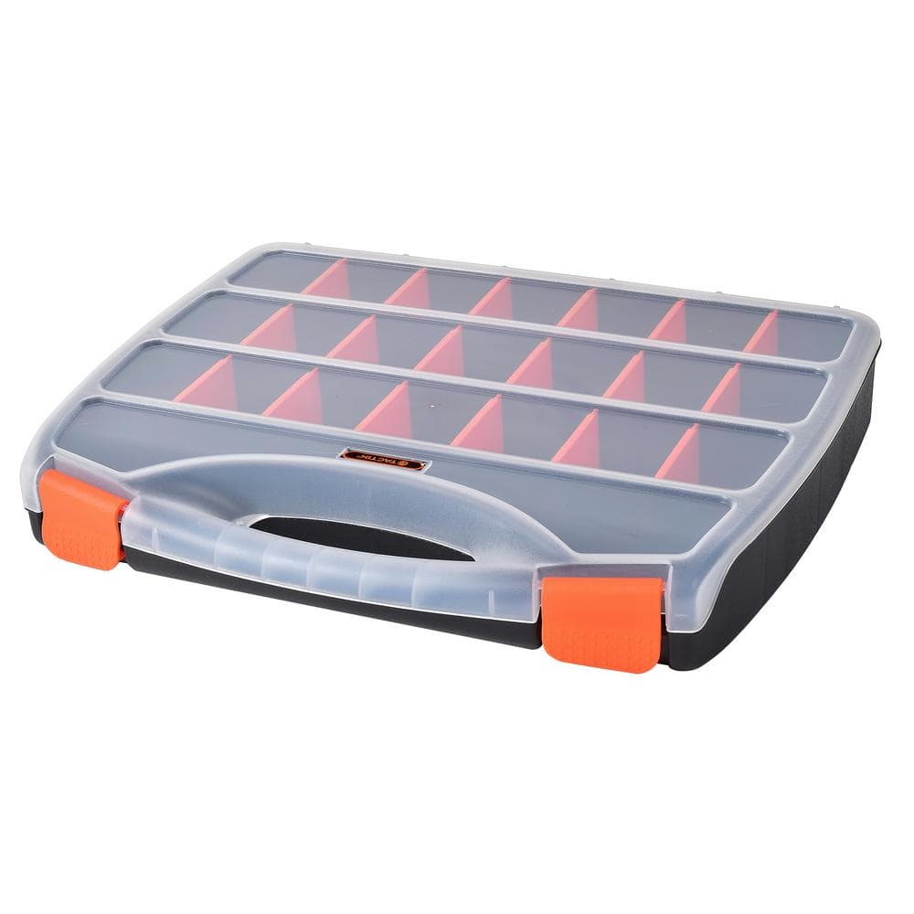 9 Colors Small Plastic Box with Locking Lid Hardware Parts Storage