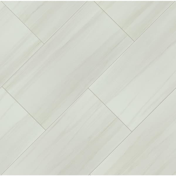 White Platina Series Porcelain Floor Tile, Thickness: 5-10 mm, Size: Medium