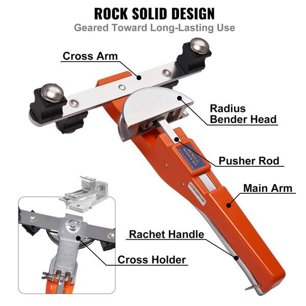 チャンプロードセット SKYSHALO Pipe Tube Bender 1/4 in. to 7/8 in. O.D. Ratcheting