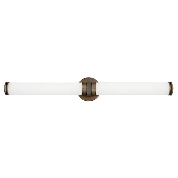 HINKLEY Hinkley Remi 53-Watt Integrated LED 32.75 in. Bath Vanity Light in Champagne Bronze