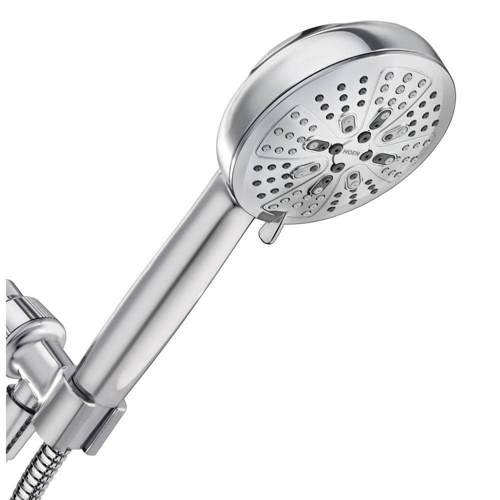 MOEN HydroEnergetix 8-Spray Wall Mount Handheld Shower Head 1.75 GPM, Chrome