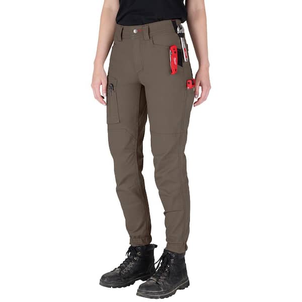 Milwaukee Women's Size 6 Brown GRIDIRION Double Knee Jogger Work
