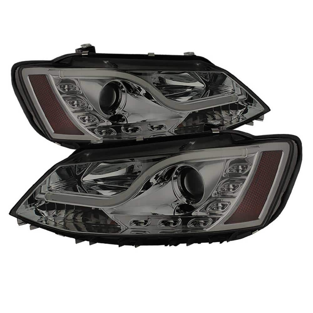 Spyder Auto Volkswagen Jetta 11-14 Projector Headlights - Halogen