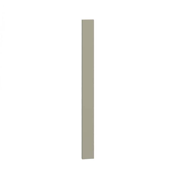 Hampton Bay Westfield 3 in. W x 92 in. H x 0.75 in. D Cabinet Filler Strip in Dusk Gray