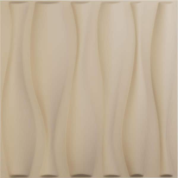 19 5/8 in. x 19 5/8 in. Fairfax EnduraWall Decorative 3D Wall Panel, Smokey Beige (Covers 2.67 Sq. Ft.)