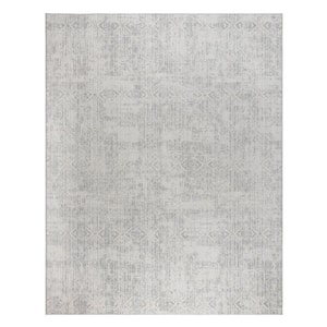 Ethan Marion Ivory 6 ft. x 9 ft. Distressed Indoor Area Rug