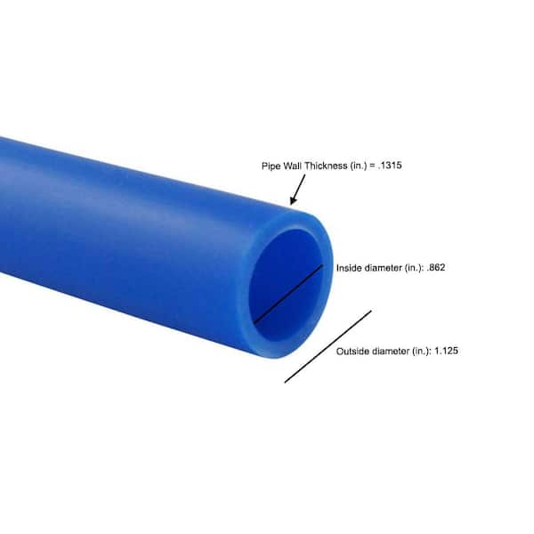 1" x 100' Blue Expansion PEX A Tubing Non-Barrier for Potable Water 