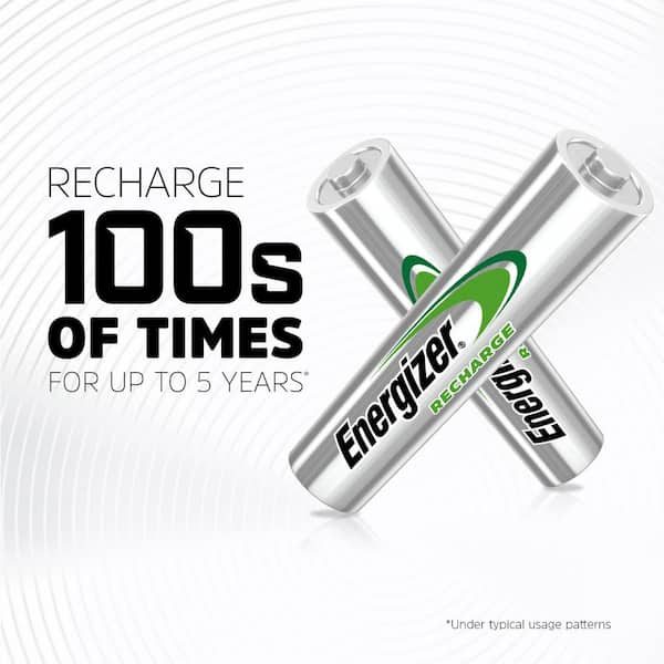 Energizer Recharge Power Plus Rechargeable Aaa Batteries - 4 Pk