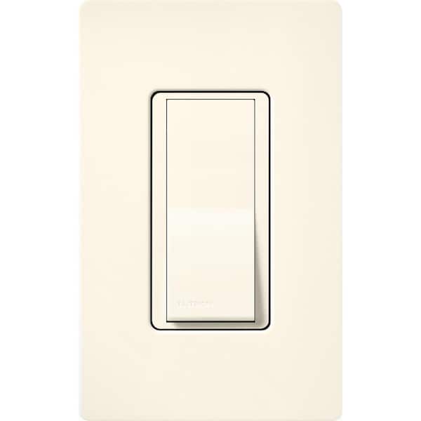 Claro On/Off Switch, 15-Amp/4-Way, Biscuit (SC-4PS-BI)
