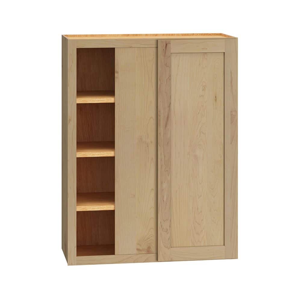 QuickShip Cottage 30 in. W x 12 in. D x 39 in. H Assembled Plywood Shaker Wall Corner Blind Kitchen Cabinet in Canopy price history on PriceWatchPro