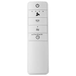 Universal Smart Wi-Fi 4-Speed Ceiling Fan White Remote Control - For Use Only With AC Motor Fans Powered by Hubspace