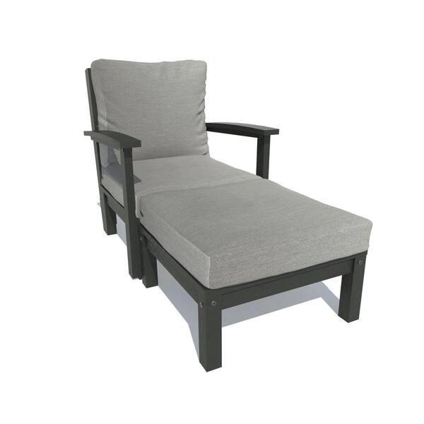 Highwood Bespoke Deep Seating Chaise Stone Gray CGE AD DSSC02 SG CGE The Home Depot