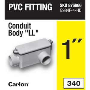 1 in. Schedule 40 and 80 PVC Type-LL Conduit Body