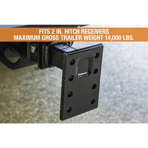 Buyers Products Company 3-Position 14,000 lbs. Pintle Hook Mount for 2 in. Hitch Receivers Buyers Products Company 3-Position 14,000 lbs. Pintle Hook Mount for 2 in. Hitch Receivers