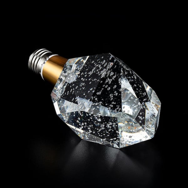 TDYです❁︎ CARRO 5-Watt Equivalent Seeded Geode Shaped E26/27 Crystal LED