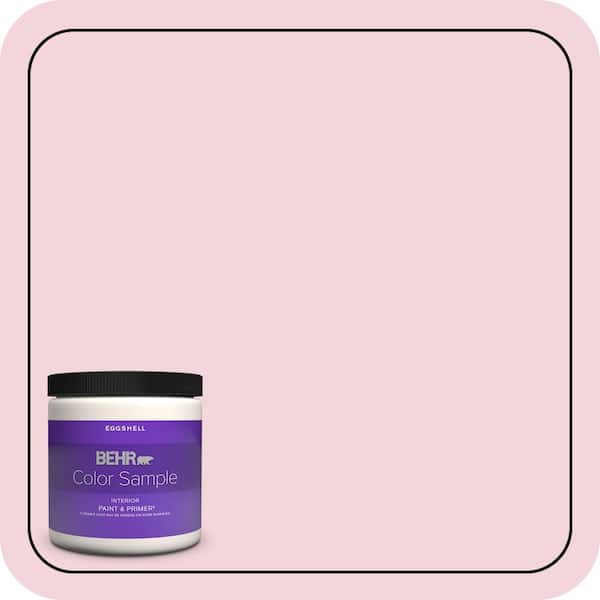 BEHR PREMIUM PLUS 8 oz. #M150-1 Lotus Petal Eggshell Enamel Interior Paint & Primer Color Sample