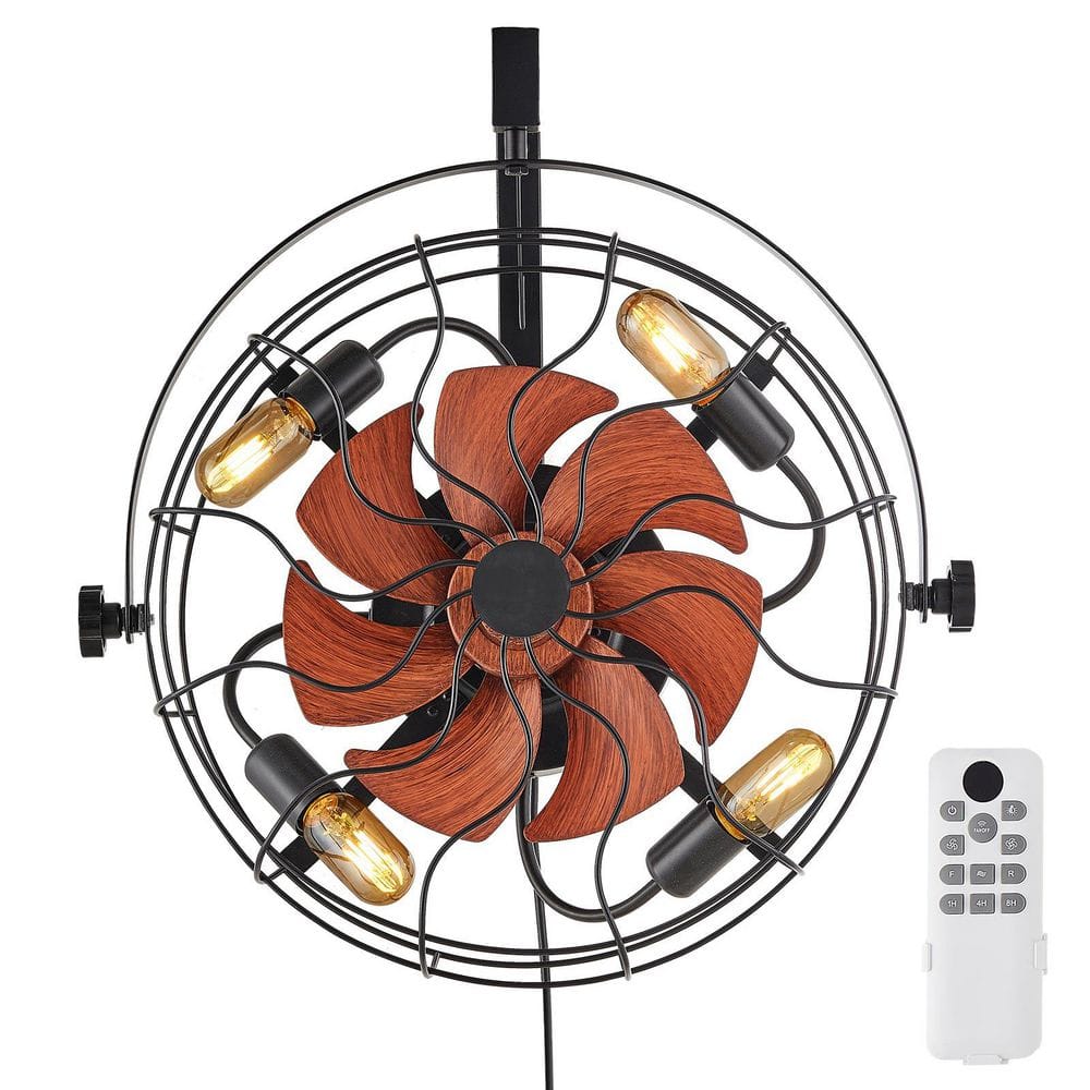 21 in. 6-Speed 1800 CFM Wall Mounted Fan with 360° Adjustable Airflow Direction, Light, Remote and Timer(No Bulb) price history on PriceWatchPro