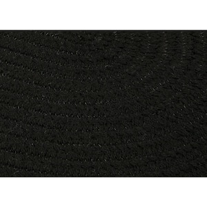 Edward Black  Doormat 3 ft. x 5 ft. Braided Area Rug