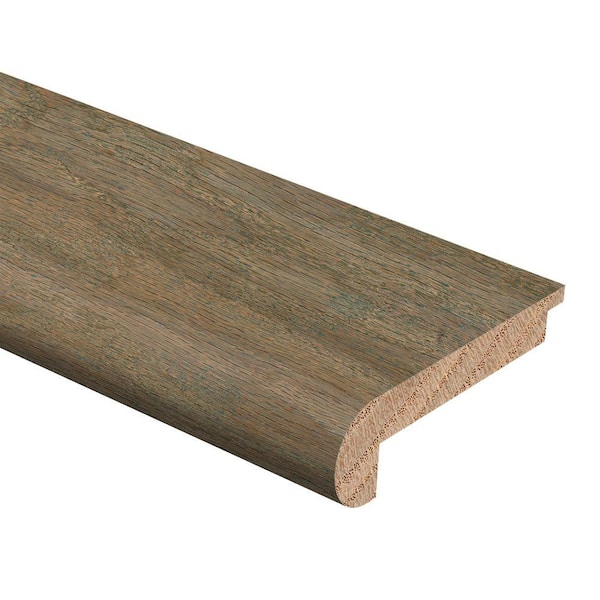 Zamma Wolf Run Oak 3/8 in. Thick x 2-3/4 in. Wide x 94 in. Length Hardwood Stair Nose Molding (Engineered) Flush