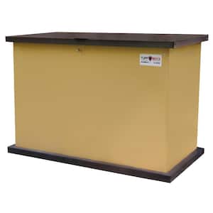 TuffBoxx Series 47 in. W x 27 in. D x 32 in. H Tan Galvanized Metal Animal-Proof Storage Cabinet