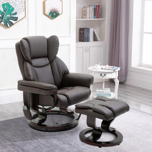 Osaki AmaMedic R7 Full Body Reclining Massage Chair with Remote Control,  Brown