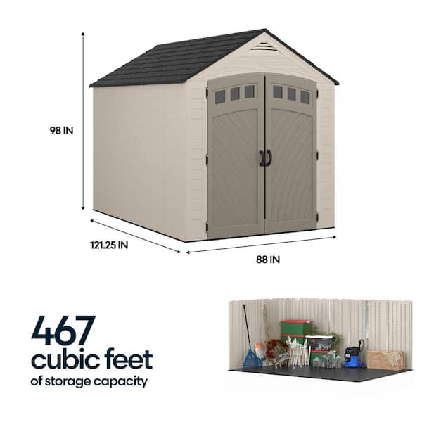 Reviews for Suncast Vista 7 ft. W x 7 ft. D Plastic Resin Storage