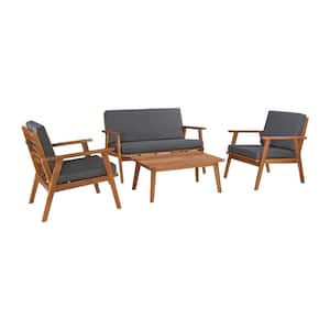 Collin Gray Outdoor Chat Set
