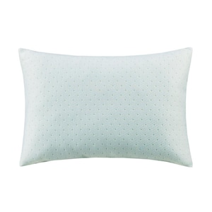 Rayon from Bamboo Blend Cover Shredded Memory Foam Ivory Queen Pillow