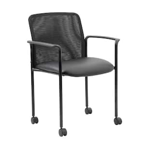 Black Mesh Desk Chair On Casters