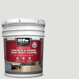 5 gal. #BL-W13 Silver Polish Self-Priming 1-Part Epoxy Satin Interior/Exterior Concrete and Garage Floor Paint