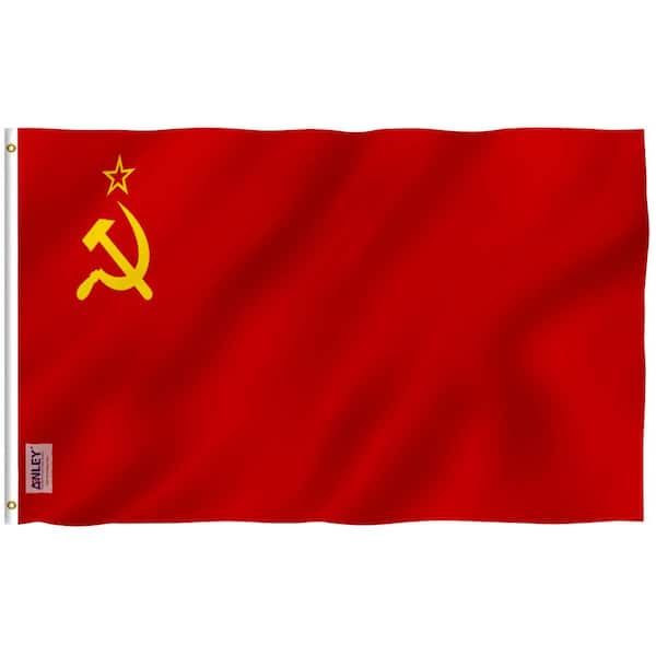 ANLEY Fly Breeze 3 ft. x 5 ft. Polyester Flag 2-Sided Flags Banner with Brass Grommets and Canvas Header