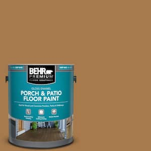 1 gal. Home Decorators Collection #HDC-CL-18A Butter Caramel Gloss Enamel Interior/Exterior Porch and Patio Floor Paint