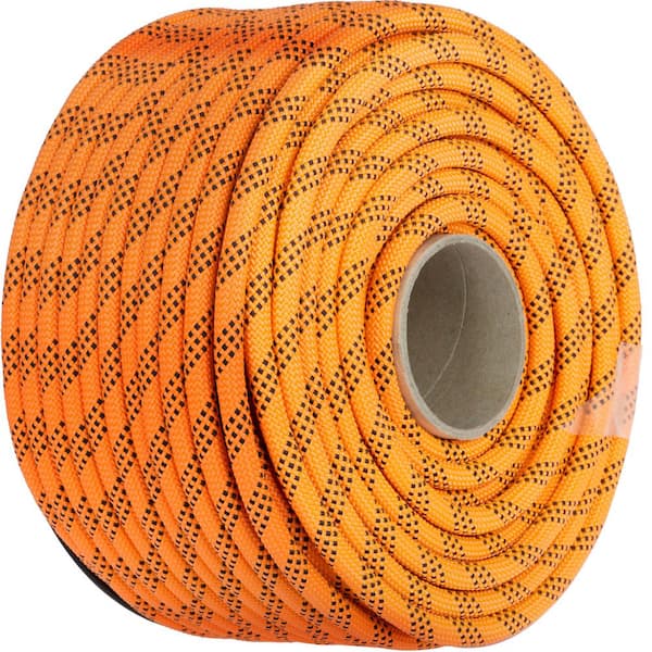 9/16 in. Double Braid Polyester Rope 200 ft. Nylon Pulling Rope 8600 lbs. Breaking Strength Polyester Load Sailing Rope