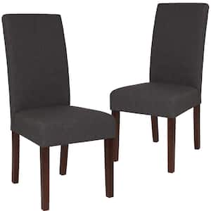 Gray Fabric Dining Chairs (Set of 2)