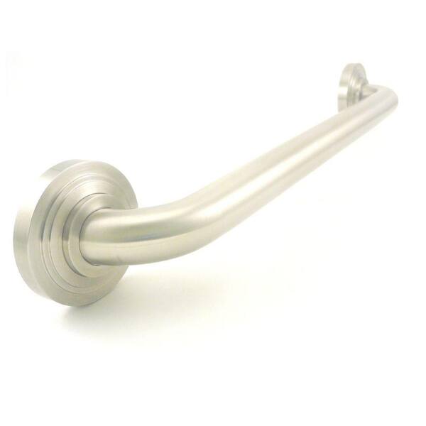WingIts Platinum Designer Series 24 in. x 1.25 in. Grab Bar Bands in Satin Stainless Steel (27 in. Overall Length)