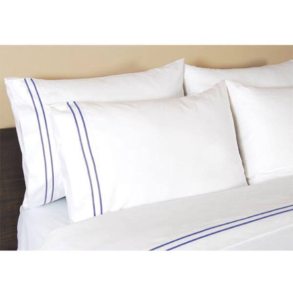 Unbranded Embroidered Lapis Lazuli King Pillowcases