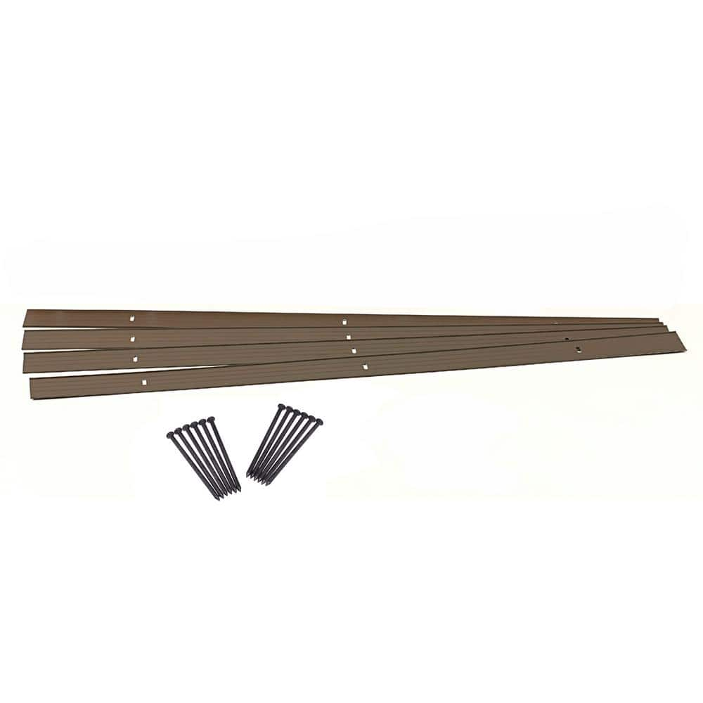 UPC 751315418041 product image for 24 ft. x 4 in. Bronze Aluminum Landscape Edging Project Kit (4 - 6 ft. pieces) | upcitemdb.com