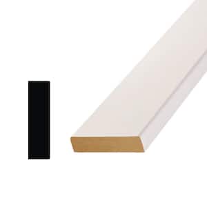 11/16 in. D x 2-1/2 W x 96 in. L MDF Primed 1 x 3 E2E Casing Moulding Pack (4-Pack)